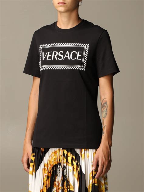 versace t shirt black and red|authentic Versace shirts.